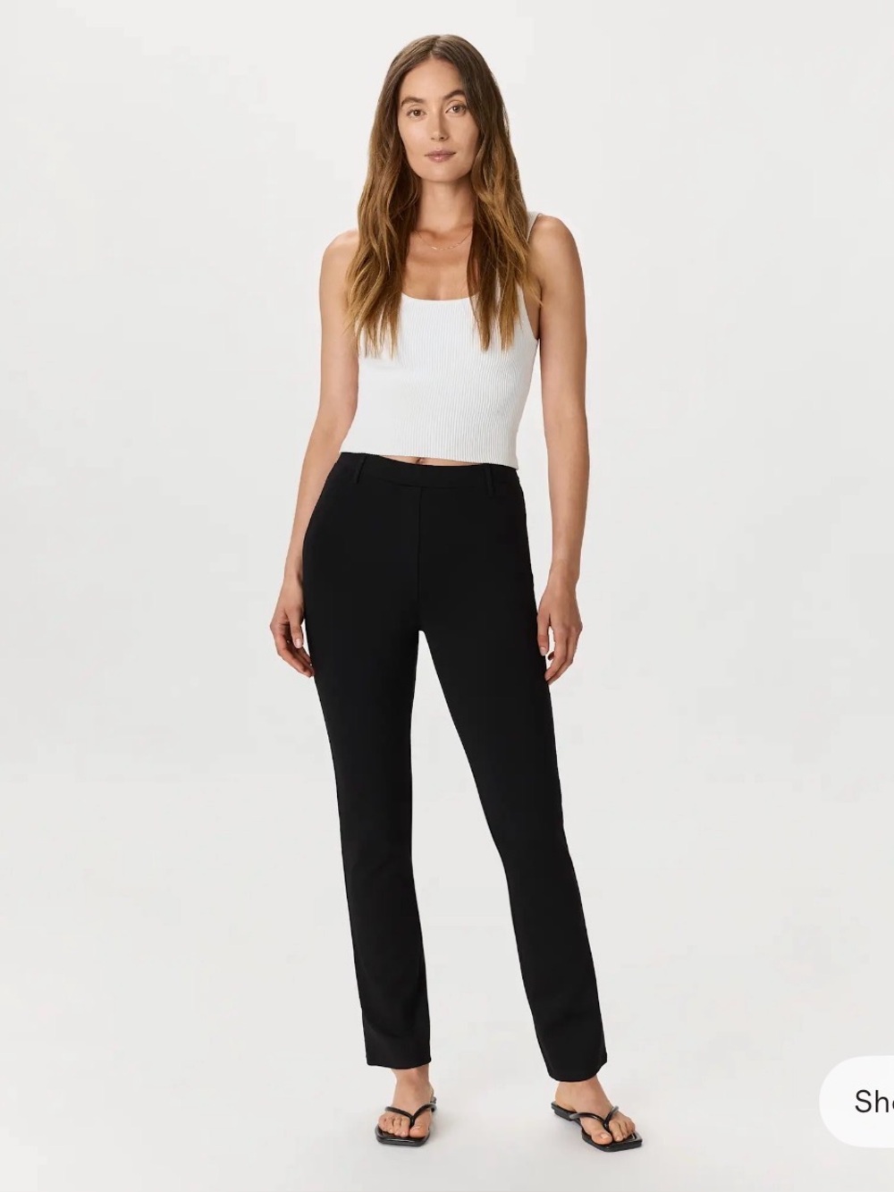 Quince 	Ultra-Stretch Ponte Straight Leg Pants